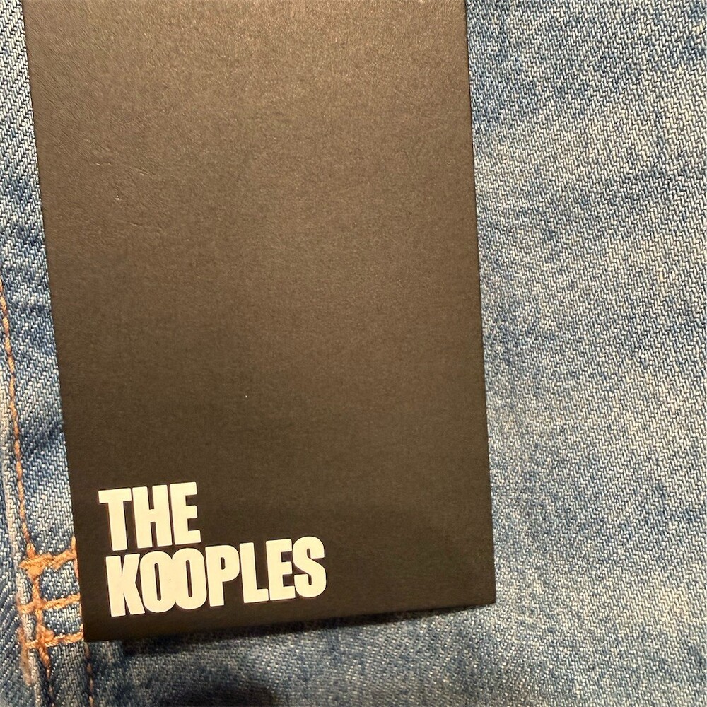 $315 The Kooples Jeans Womens Size 6 Blue Medium Wash Boyfriend Straight Leg - Picture 6 of 8